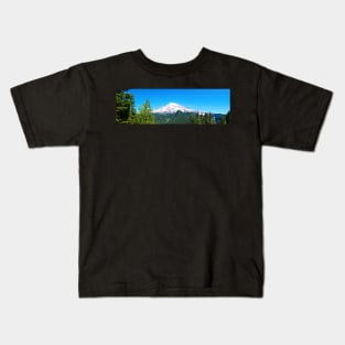 Mt. Rainier Panorama Kids T-Shirt